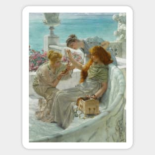Fortune's Favourite by Lawrence Alma-Tadema Sticker